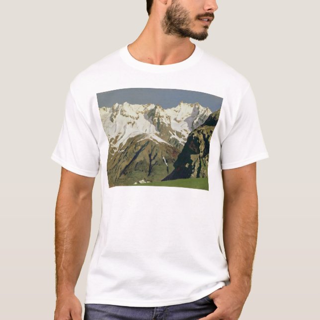 Camiseta Montañas de Mont Blanc, 1897 (Anverso)