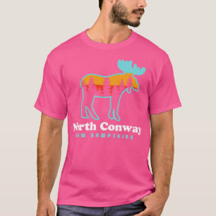 Camiseta Montañas de Moose de New Hampshire en Conway Norte