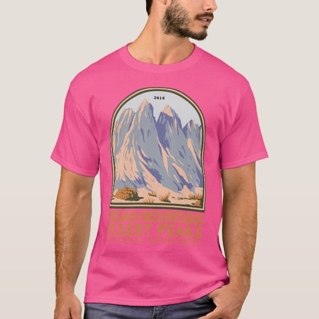Camiseta Montañas de órganos El desierto alcanza su punto m (Anverso)