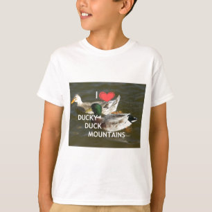 Camiseta Montañas de pato dudoso.
