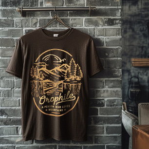 Camiseta Montañas de regalo de época al aire libre