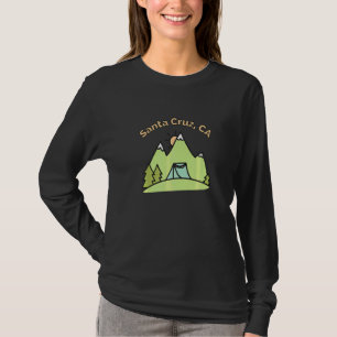 Camiseta Montañas de Santa Cruz Ca Senderismo Escalada Camp