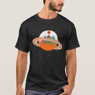 Camiseta Montañas de Saturn Sun