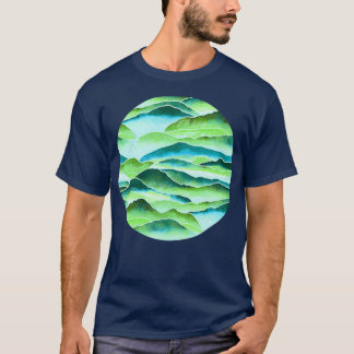 Camiseta Montañas de selva tropical radiante