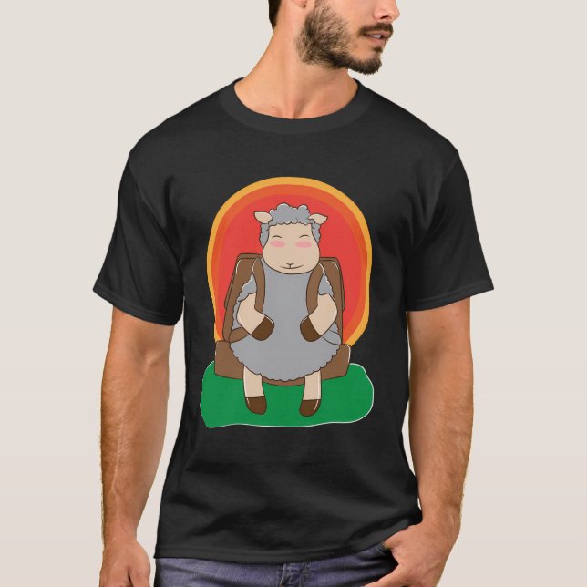 Camiseta Montañas de senderismo por la naturaleza (Anverso)