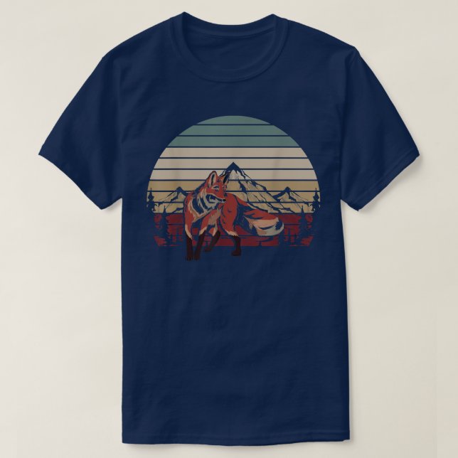 Camiseta Montañas de vida silvestre Senderismo por el bosqu (Diseño del anverso)
