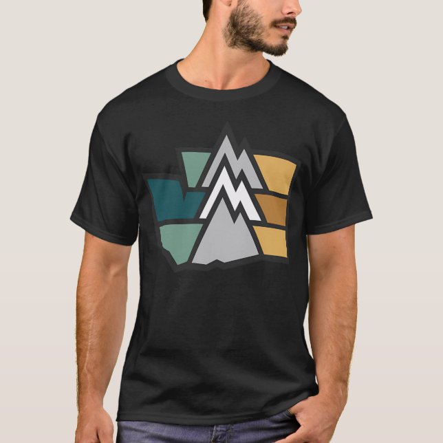 Camiseta Montañas de Washington (Anverso)