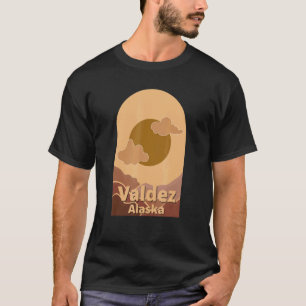 Camiseta Montañas del bosque Valdez AK escalando y haciendo
