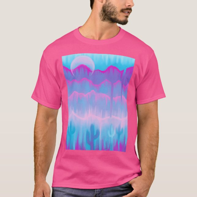 Camiseta Montañas del desierto activas (Anverso)