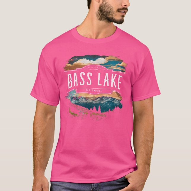 Camiseta Montañas del lago Bass California Senderismo al ai (Anverso)