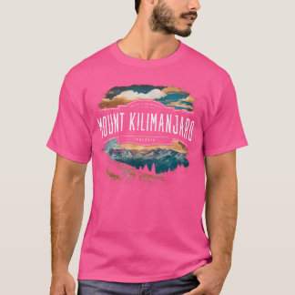 Camiseta Montañas del Monte Kilimanjaro Tanzania recorriend
