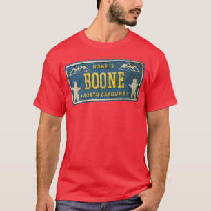 Camiseta Montañas del oso de la placa de auto NC para autom