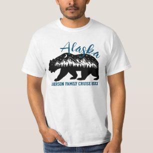 Camiseta Montañas del oso de viaje en crucero de la familia