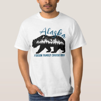 Camiseta Montañas del oso de viaje en crucero de la familia