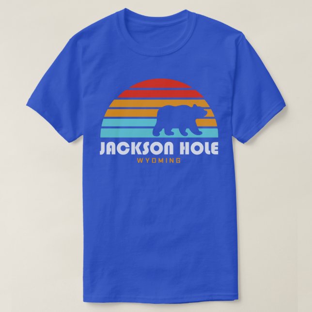 Camiseta Montañas del Oso Jackson Hole Wyoming (Diseño del anverso)