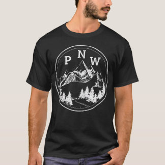 Camiseta Montañas del Pacífico Noroeste Oregon Washington