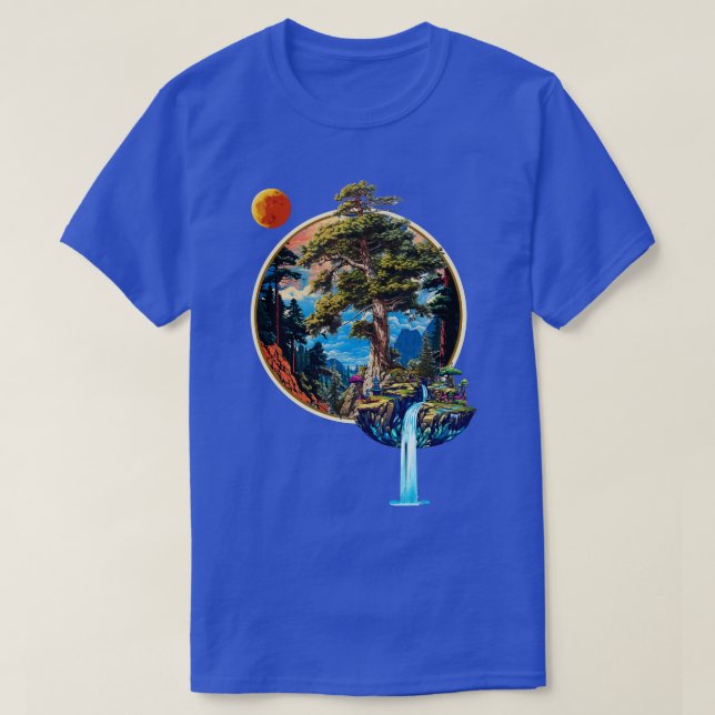 Camiseta Montañas del sueño de secuoya (Diseño del anverso)