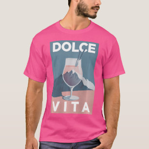 Camiseta Montañas Dolce Vita Painting Italia Senderismo Spr