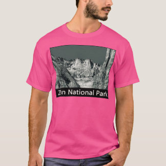 Camiseta Montañas en el Parque Nacional de Zion Destino de