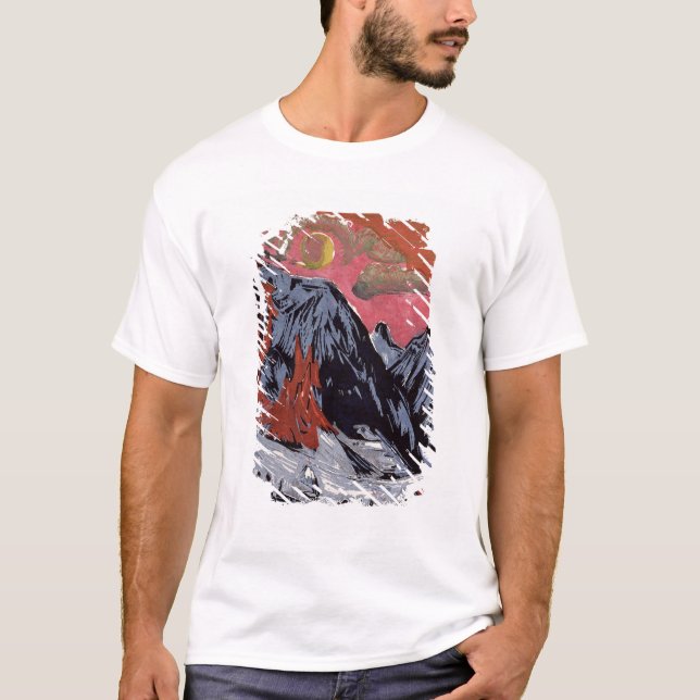 Camiseta Montañas en Winter, 1919 (Anverso)