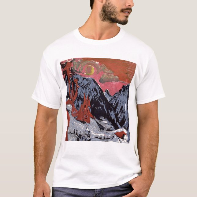 Camiseta Montañas en Winter, 1919 (Anverso)