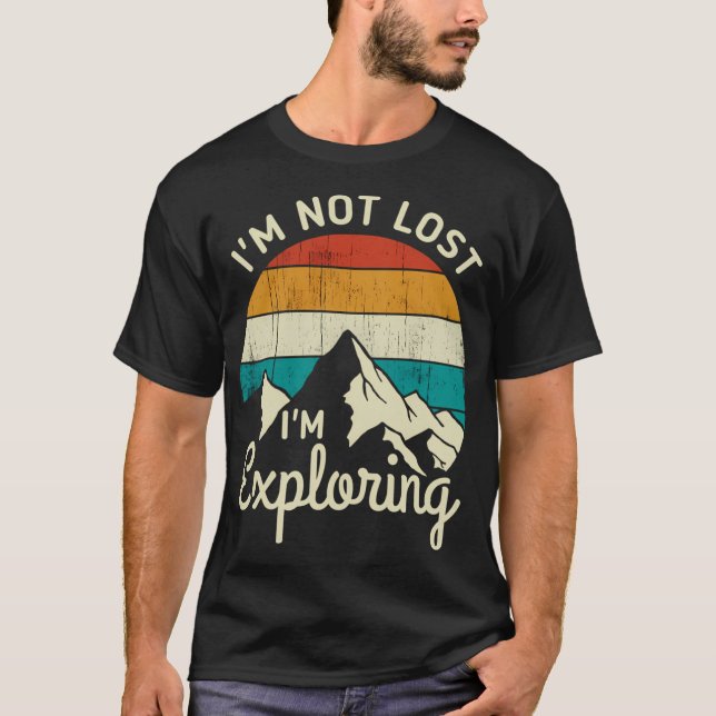 Camiseta Montañas - Explorando (Anverso)