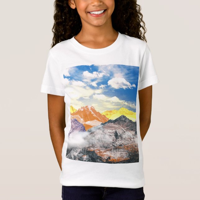 Camiseta Montañas (fotomontaje) 1 (Anverso)