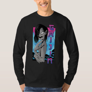 Camiseta Montañas Gaijin estéticas japonesas Otaku