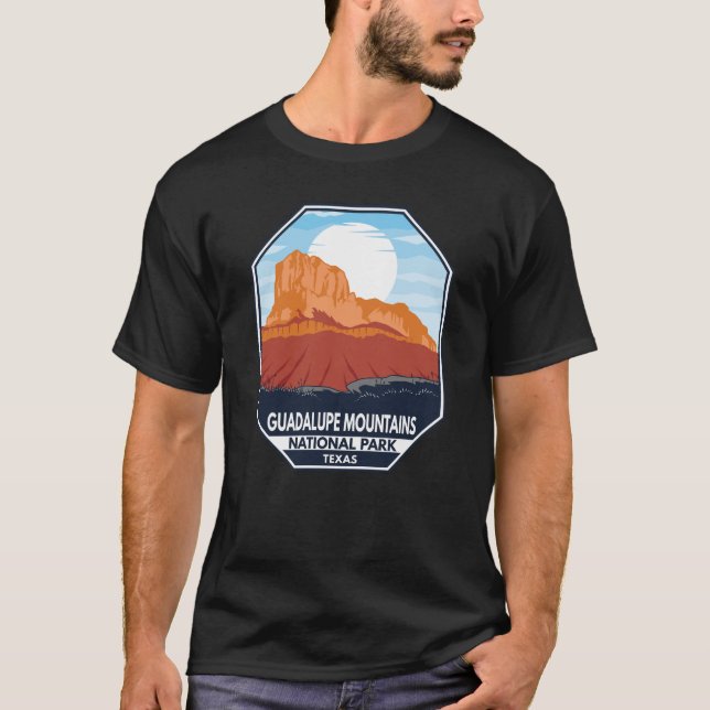 Camiseta Montañas Guadalupe Parque Nacional El Capitan Retr (Anverso)
