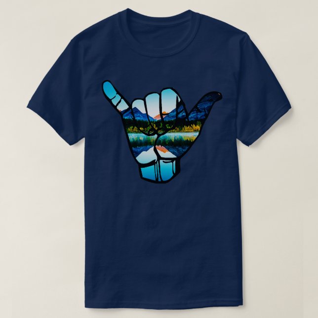 Camiseta Montañas Hang Loose (Diseño del anverso)