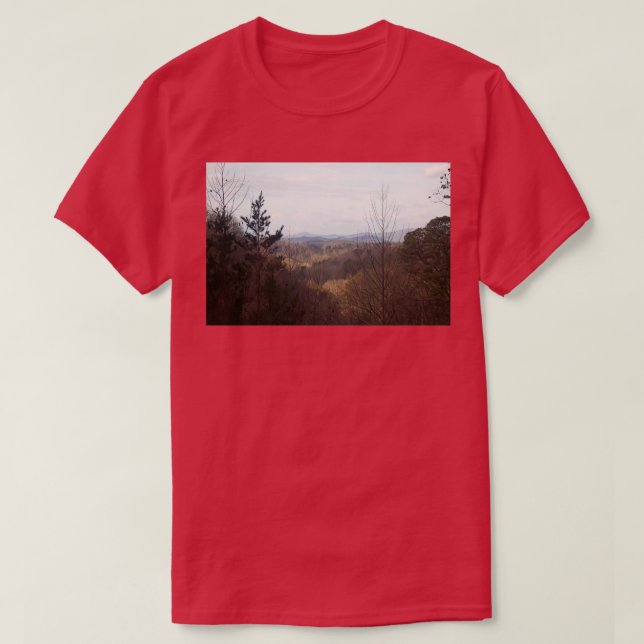 Camiseta Montañas humeantes (Diseño del anverso)