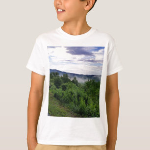 Camiseta Montañas humeantes en las grandes montañas de hu