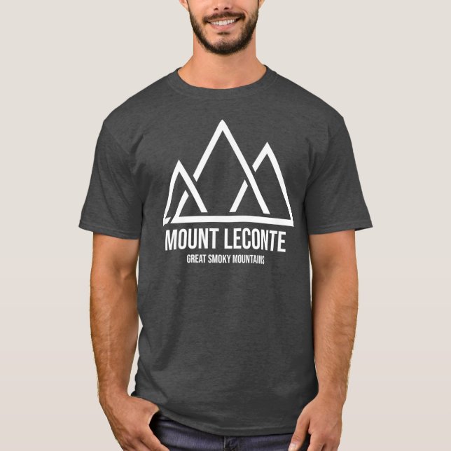 Camiseta Montañas humeantes Mount Mt LeConte Tennessee (Anverso)