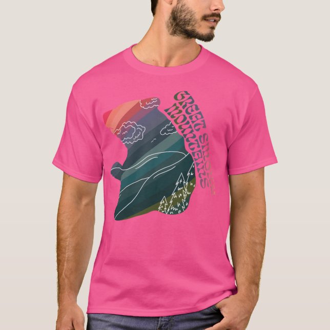 Camiseta Montañas humedecidas llevan activo (Anverso)