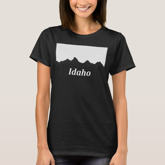 Camiseta Montañas Idaho Teton (Anverso)