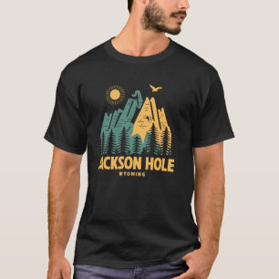 Camiseta Montañas Jackson Hole Wyoming Senderismo en la Vin