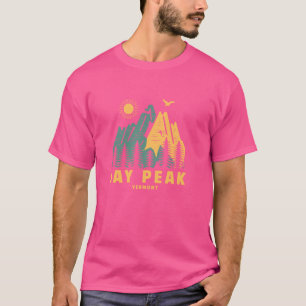Camiseta Montañas Jay Peak Vermont Senderismo al aire libre