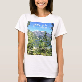 Camiseta Montañas magníficas del lago el | Teton jenny