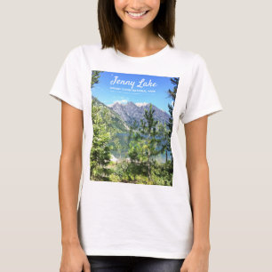 Camiseta Montañas magníficas del lago el   Teton jenny