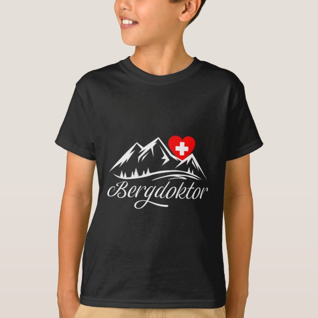 Camiseta Montañas Médicas Alpes Apres Esquí Sn (Anverso)