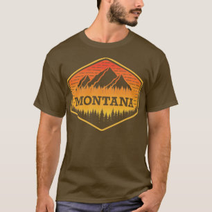 Camiseta Montañas Montana Diseño para orgullosos montaneses