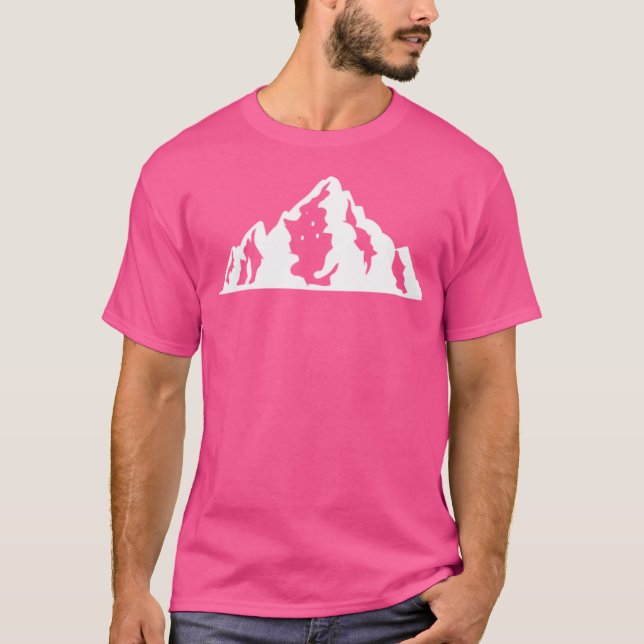 Camiseta Montañas Montaña Tee Senderismo Montaña de la Mont (Anverso)