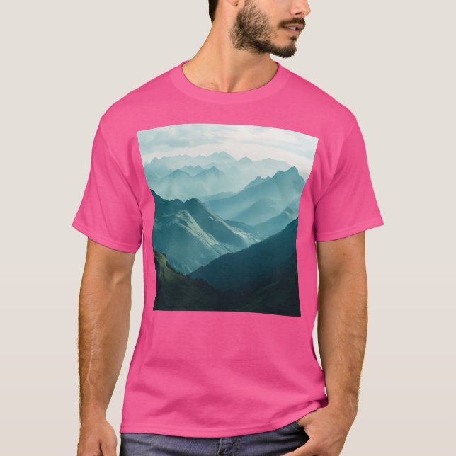 Camiseta Montañas Montañas Montañas Muro Acti (Anverso)