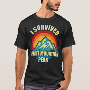 Camiseta Montañas Montañas Montañas Picos de Montaña Blanca