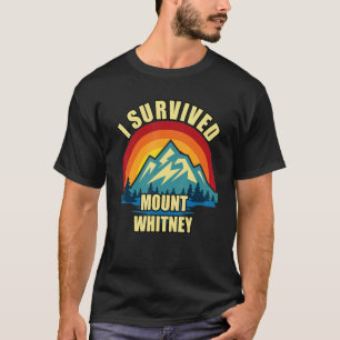 Camiseta Montañas Montañas Montañosas de Monte Whitney