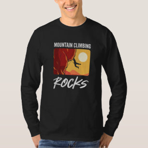 Camiseta Montañas montañosas con piedras y esquinas