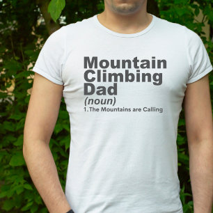 Camiseta Montañas montañosas de papá están llamando