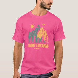 Camiseta Montañas Monte Lucania Yukón Senderismo al aire li