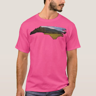 Camiseta Montañas Nc Silhouette Carolina Boone Nc Ashevill