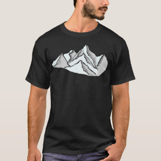 Camiseta Montañas Nevadas Activo